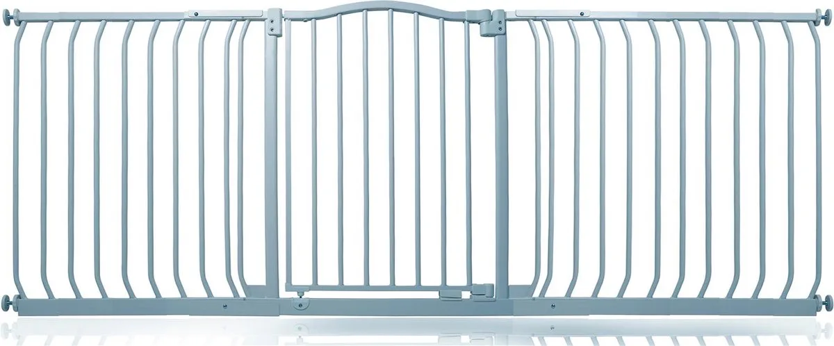 Klemhekje met Gebogen Bovenkant, 188cm - 197cm, Mat Grijs van Safetots in Grijs – productfoto