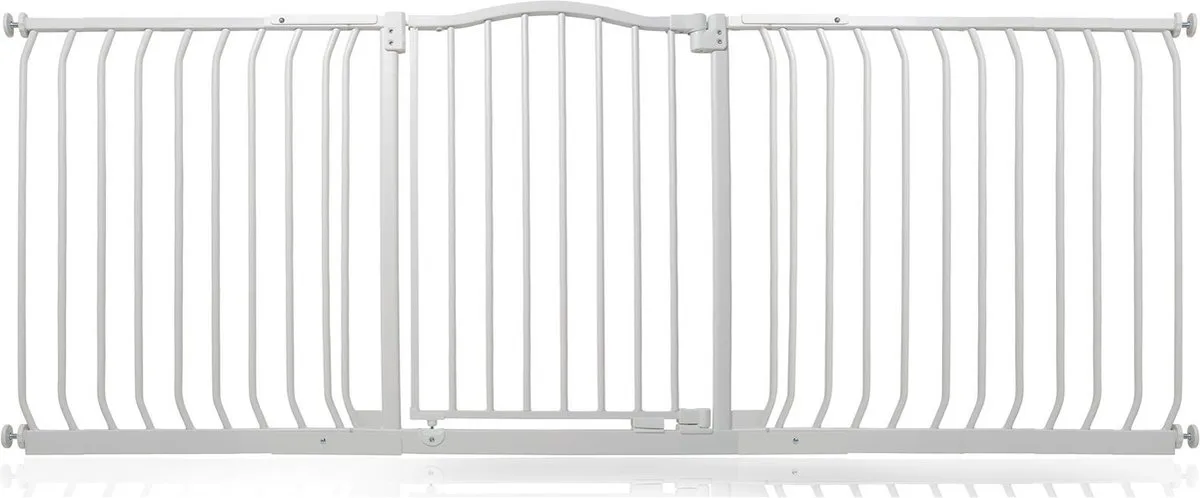 Klemhekje met Gebogen Bovenkant, 188cm - 197cm, Mat Wit van Safetots in Wit – productfoto