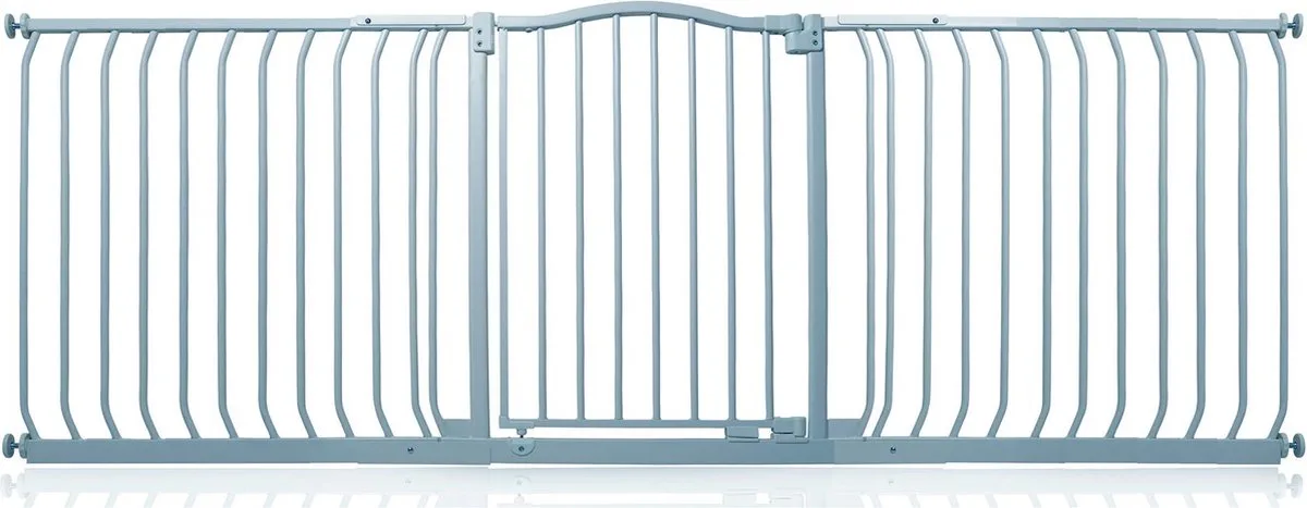 Klemhekje met Gebogen Bovenkant, 197cm - 206cm, Mat Grijs van Safetots in Grijs – productfoto
