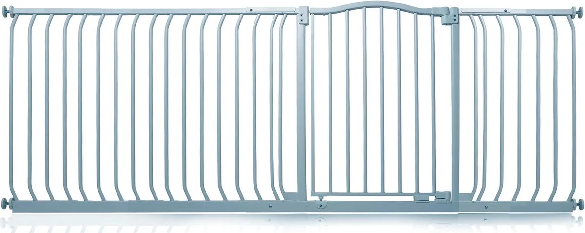 Klemhekje met Gebogen Bovenkant, 207cm - 216cm, Mat Grijs de Safetots en Gris – photo produit