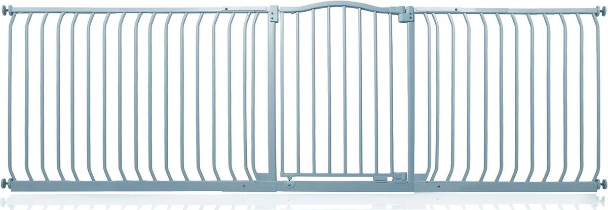 Klemhekje met Gebogen Bovenkant, 234cm - 243cm, Mat Grijs de Safetots en Gris – photo produit