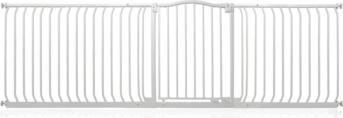 Klemhekje met Gebogen Bovenkant, 234cm - 243cm, Mat Wit van Safetots in Wit – productfoto