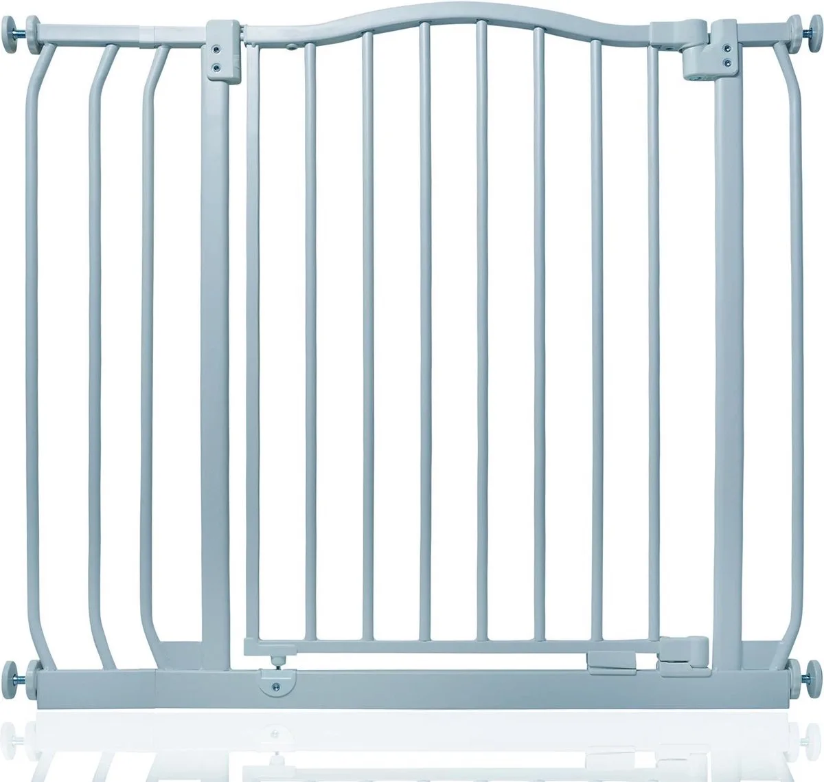 Klemhekje met Gebogen Bovenkant, 80cm - 89cm, Mat Grijs van Safetots in Grijs – productfoto