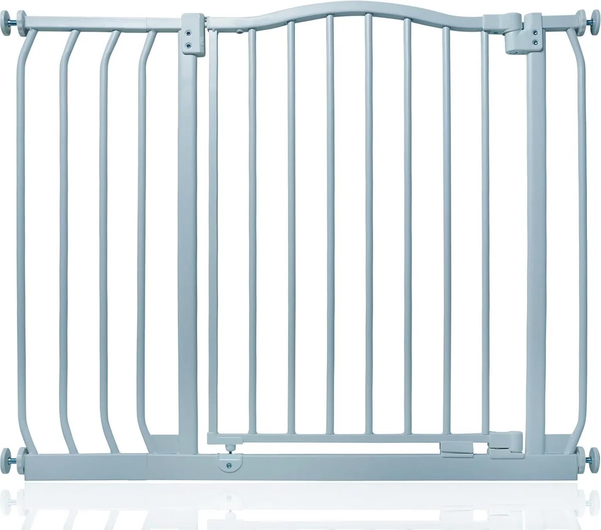 Klemhekje met Gebogen Bovenkant, 89cm - 98cm, Mat Grijs van Safetots in Grijs – productfoto