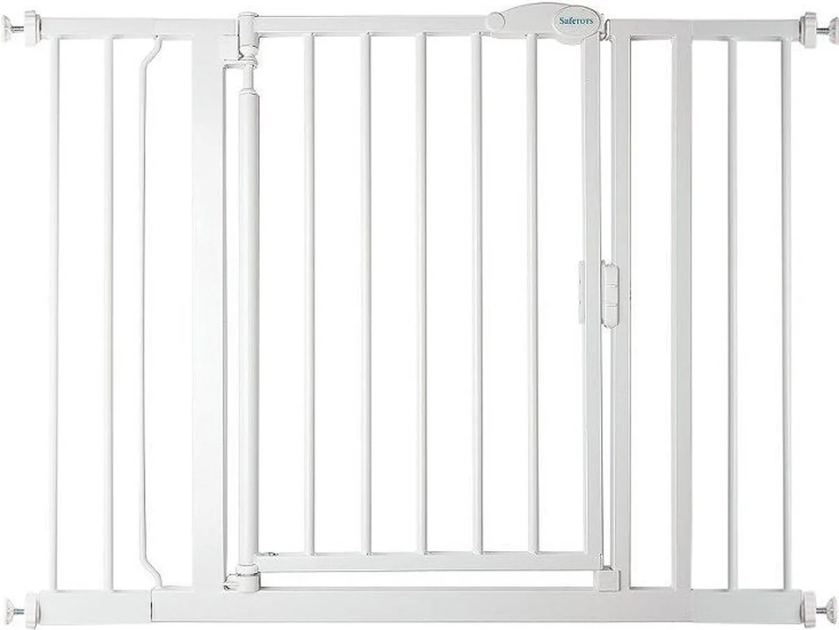 Self Closing Klemhek, Traphekje, 103,8cm - 110,8cm, Wit van Safetots in Wit – productfoto