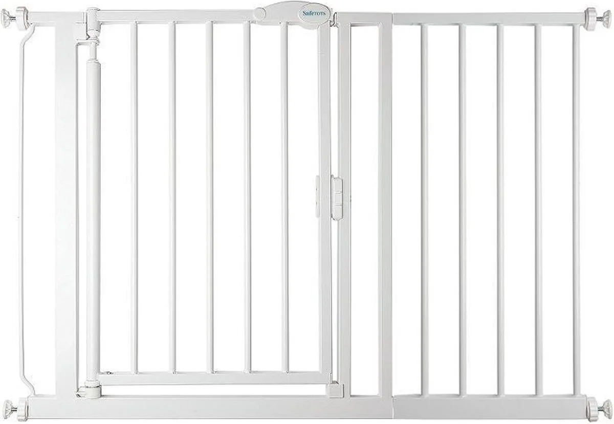 Self Closing Klemhek, Traphekje, 111cm - 118cm, Wit van Safetots in Wit – productfoto