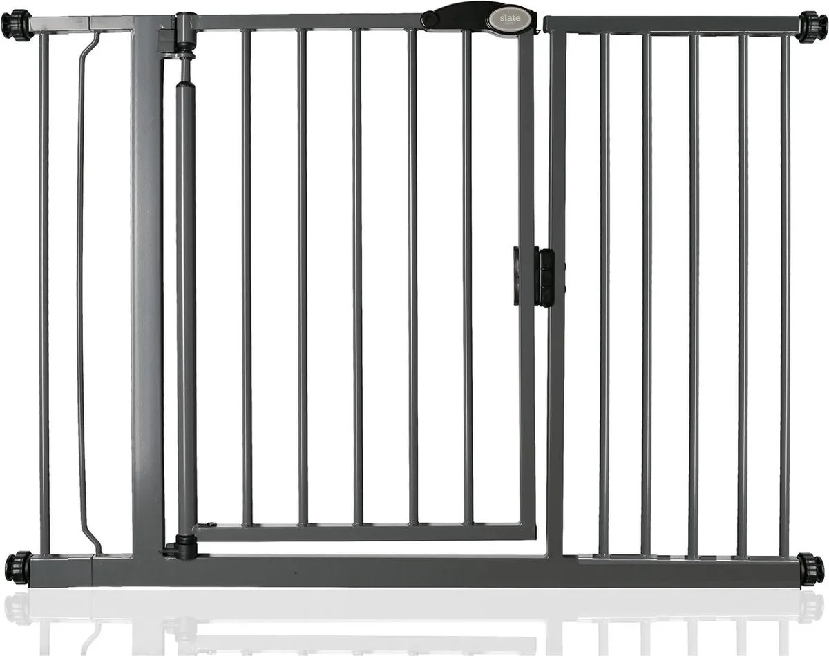Self Closing Klemhek, Traphekje, 118,2cm - 125,2cm, Grijs van Safetots in Grijs – productfoto