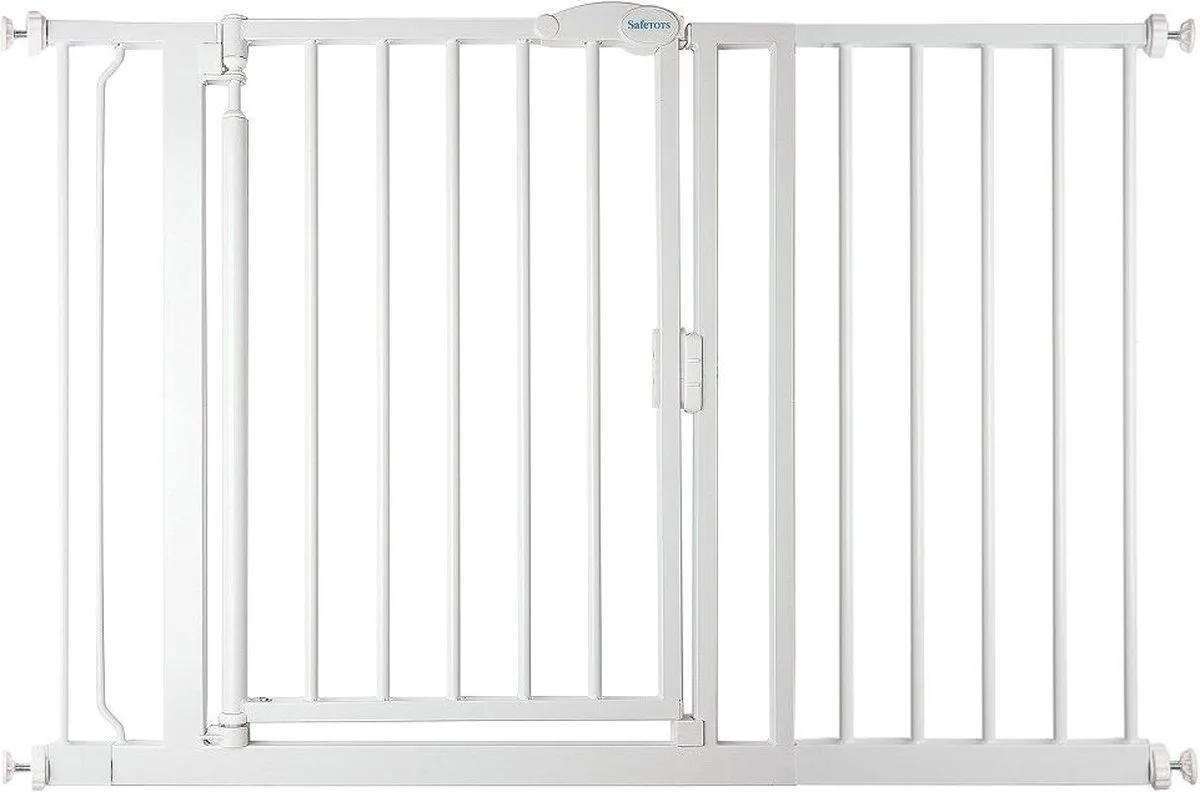 Self Closing Klemhek, Traphekje, 118,2cm - 125,2cm, Wit van Safetots in Wit – productfoto