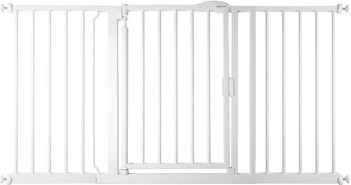 Self Closing Klemhek, Traphekje, 147cm - 154cm, Wit by Safetots in White – product photo