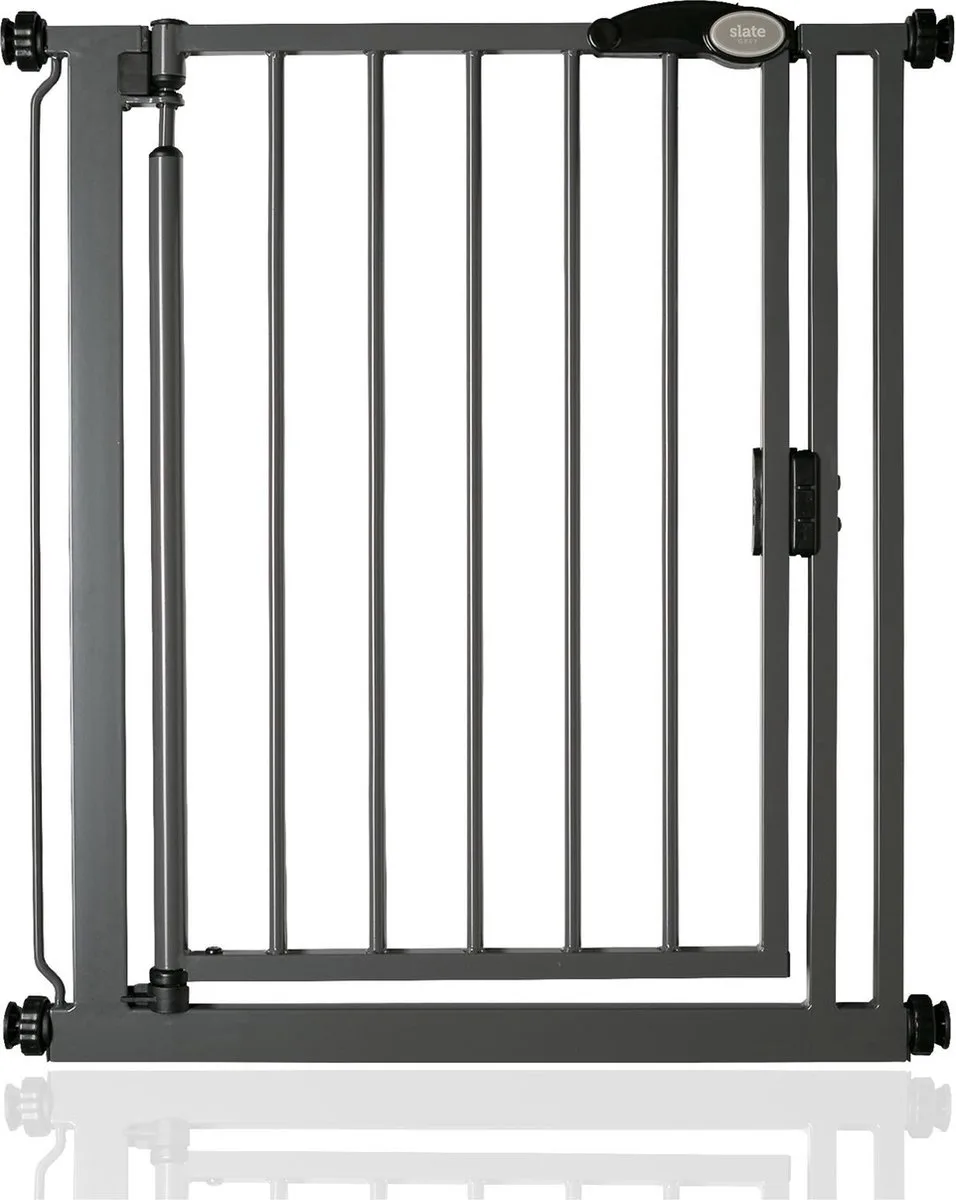 Self Closing Klemhek, Traphekje 68,5cm - 75cm, Grijs van Safetots in Grijs – productfoto