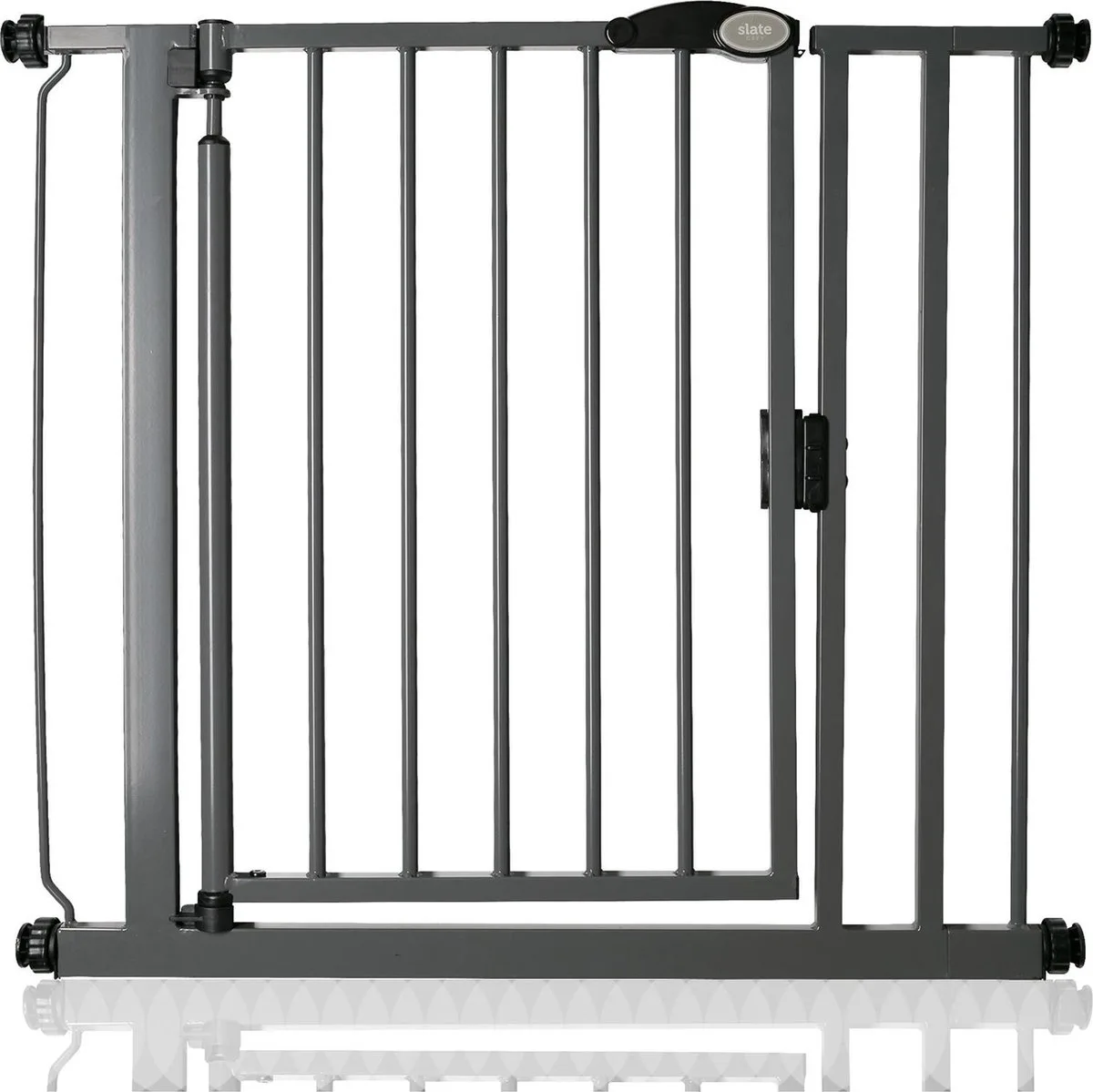 Self Closing Klemhek, Traphekje, 82,2cm - 89,2cm, Grijs de Safetots en Gris – photo produit