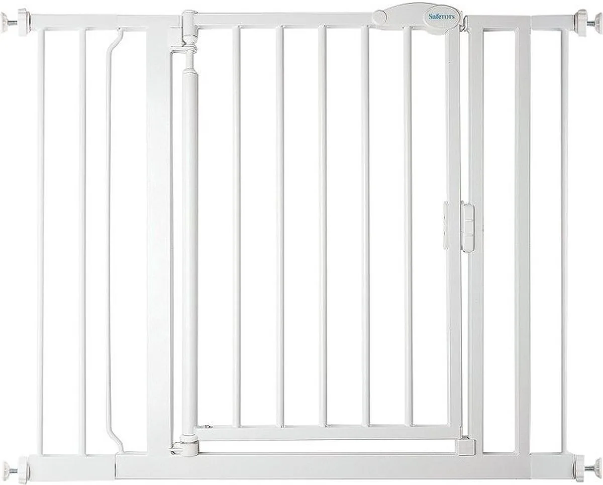 Self Closing Klemhek, Traphekje, 96,6cm - 103,6cm, Wit van Safetots in Wit – productfoto