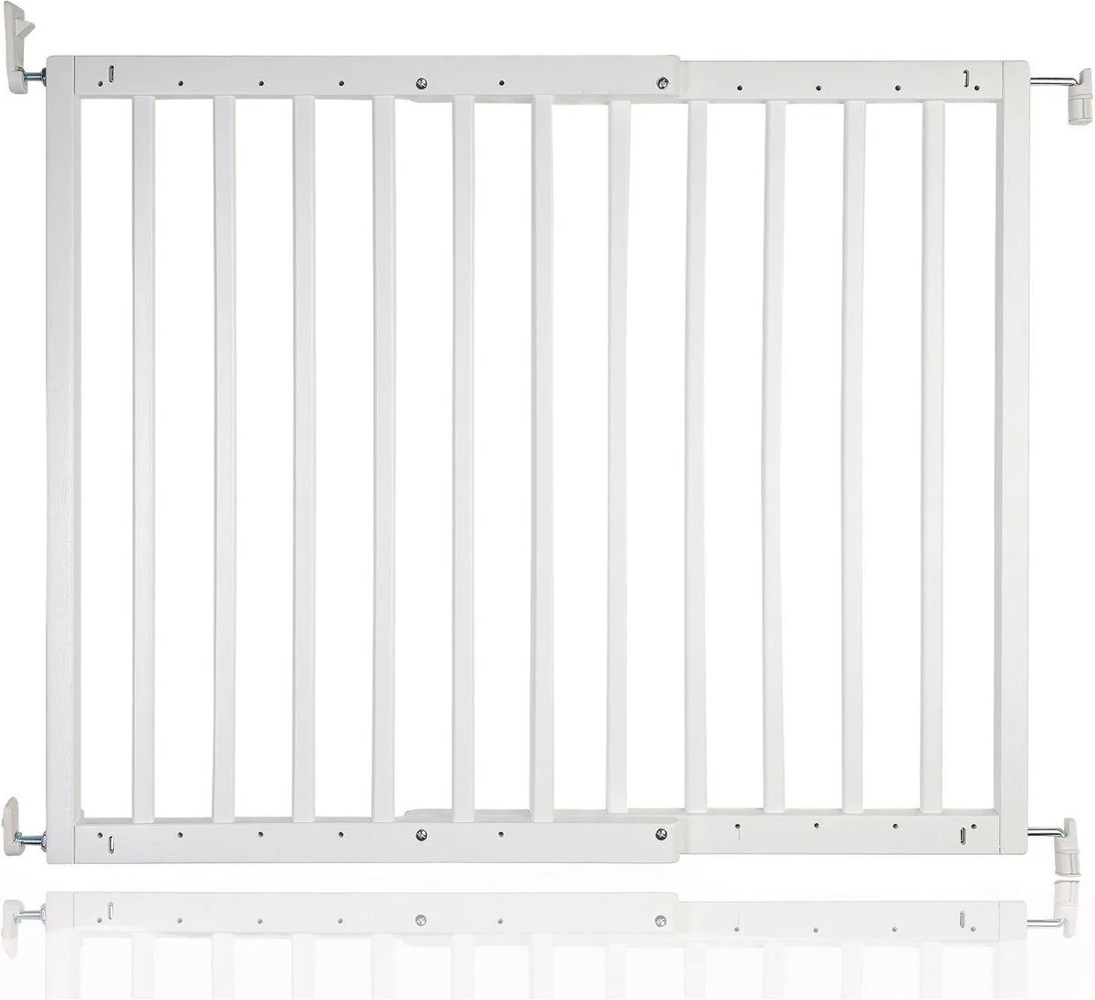 Sterk Houten Traphek, 63,5-105,5 cm, Hout, Babyhekje by Safetots in White – product photo