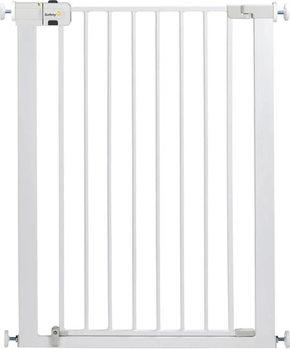 Easy Close Traphekje - Extra Hoog - 73 t/m 80 - Uitbreidbaar - Klembevestiging van Safety 1st in Metal White – productfoto