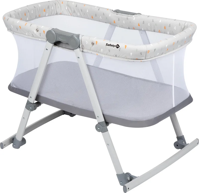 Morningstar Campingbedje från Safety 1st i Warm Grey – produktbild