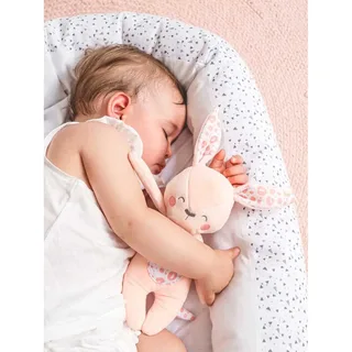 Knuffel Olifant Wild Colors Junior Polyester by Saro in Zalmroze – product photo 2 of 2