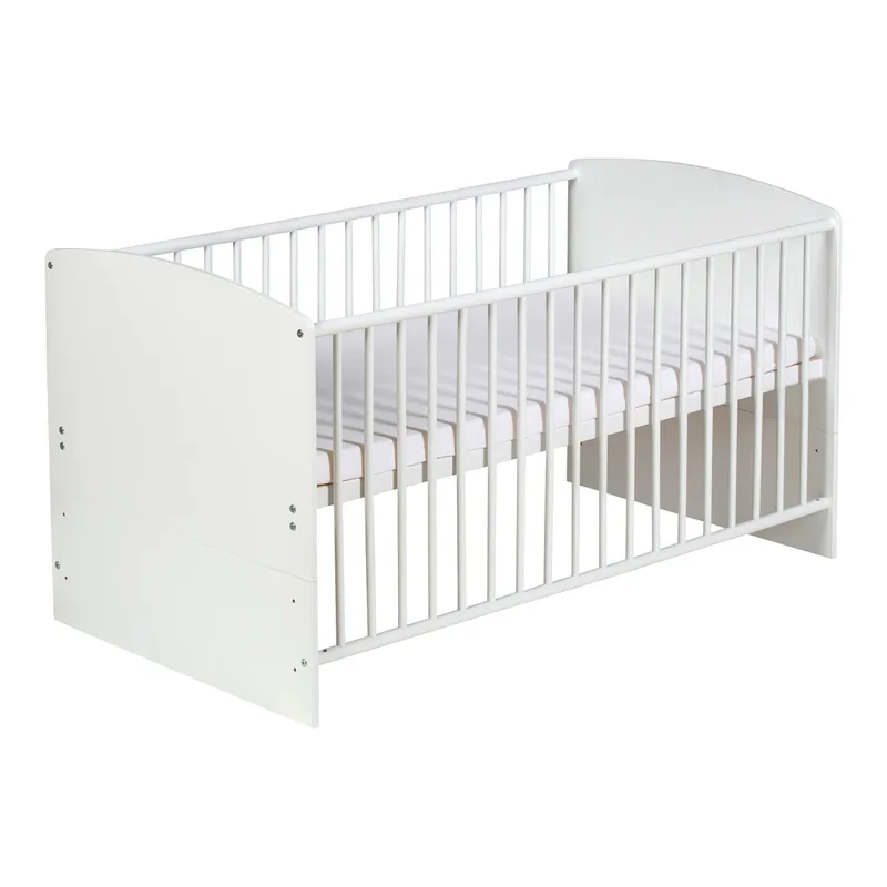 Babybett mit Ausstattung Classic White 70x140 cm von Schardt in Schwarz, 143 × 77 × 79,5 mm – Produktfoto 1 von 2