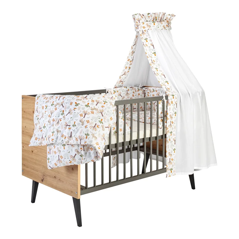 Babybett Morris Oak 70x140 cm von Schardt in Natur, 145 × 82 × 86 mm – Produktfoto 2 von 3