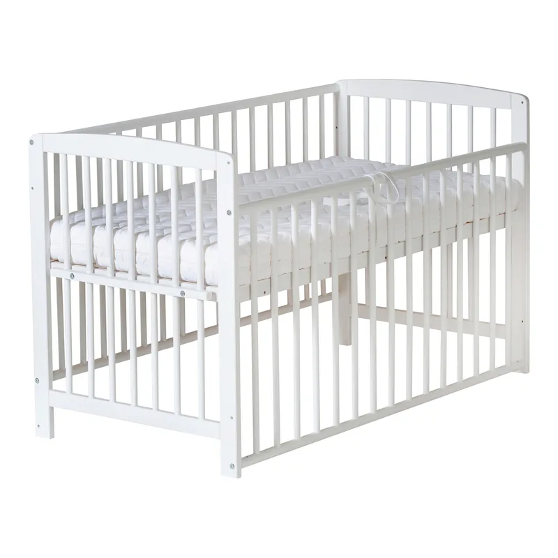 Beistellbett Micky 60x120 cm von Schardt in Weiß, 124 × 65 × 77 mm – Produktfoto 3 von 3