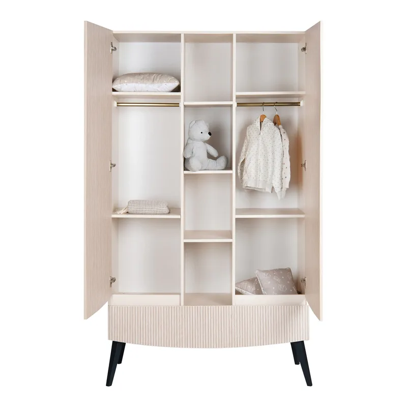Kleiderschrank Smile 2-türig van Schardt in Beige, 110 × 194 mm – productfoto