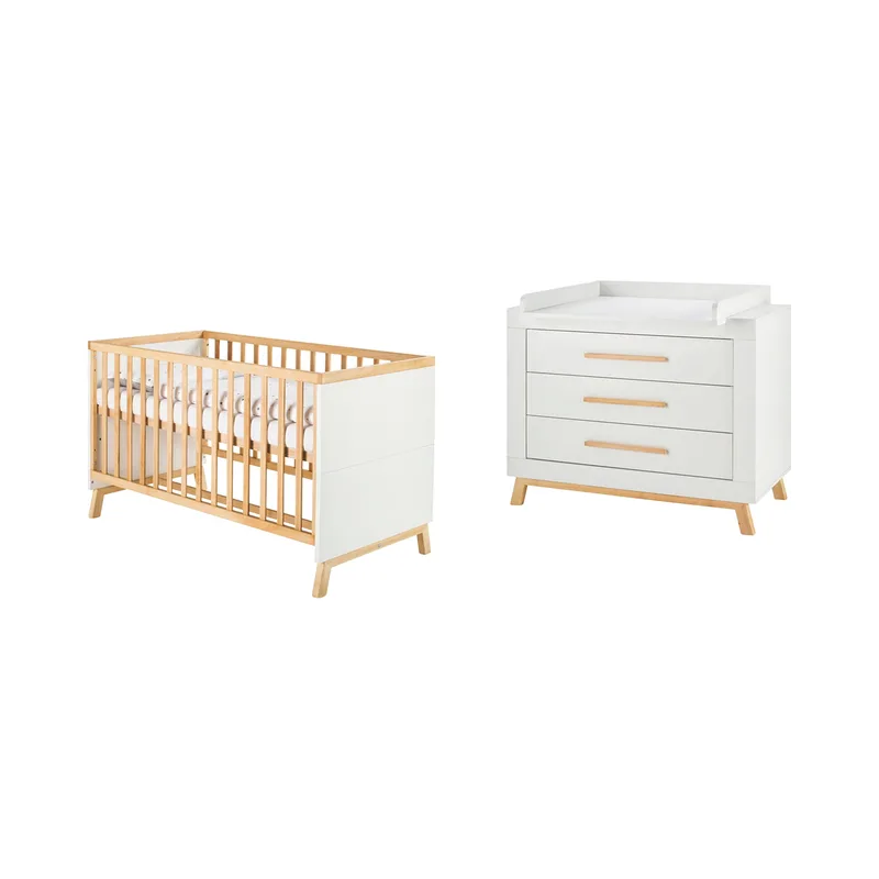 Schardt 2-tlg. Babyzimmer Miami fra Schardt i Hvid – produktbillede 1 af 3