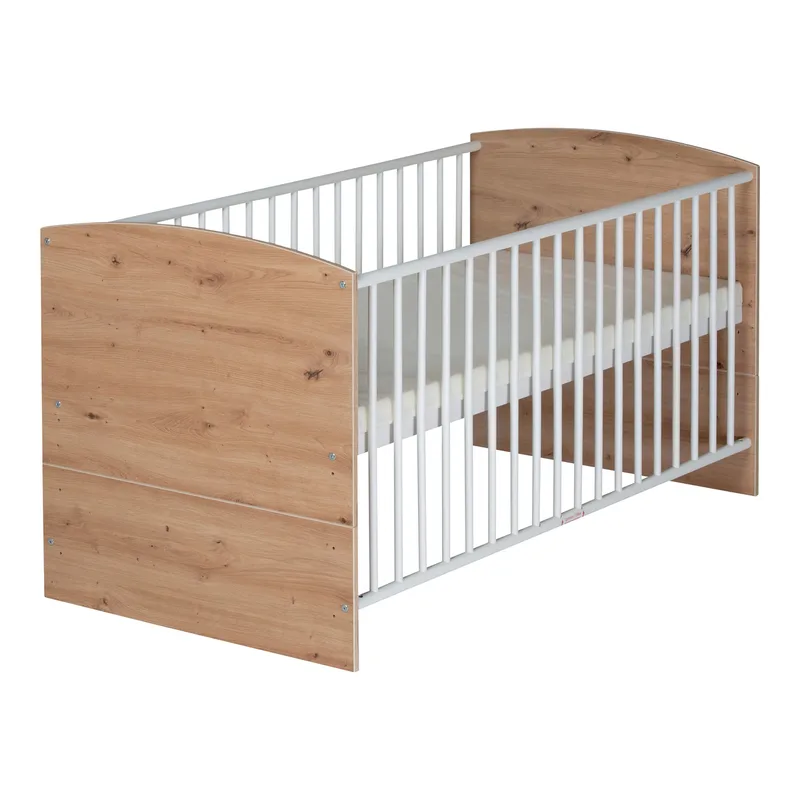 Schardt 3-tlg. Babyzimmer Pepe mit 3-türigem Kleiderschrank van Schardt in Naturel – productfoto 1 van 2