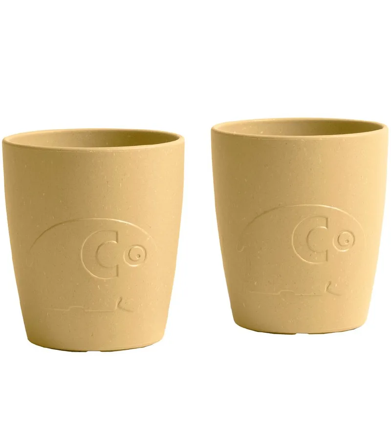 Beker - 2-pack - Wheat Yellow de Sebra – photo produit