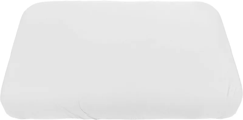 Draps-housses pour lit bébé Jersey, 2 pièces de Sebra en Blanc – photo produit