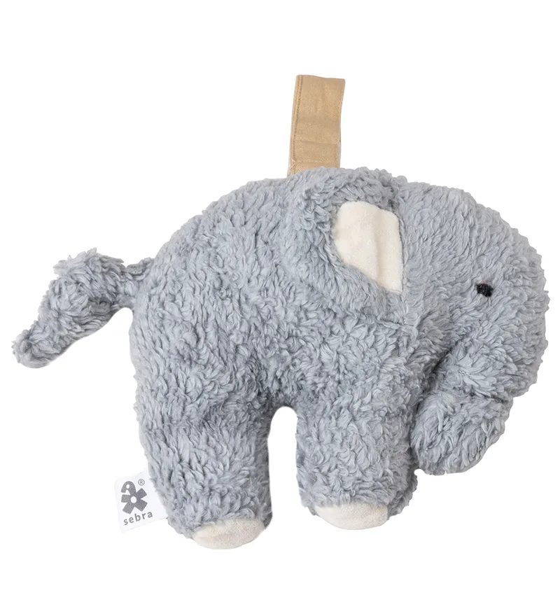 Knuffel - Olifant - 14 cm - Dusty Blue by Sebra – product photo