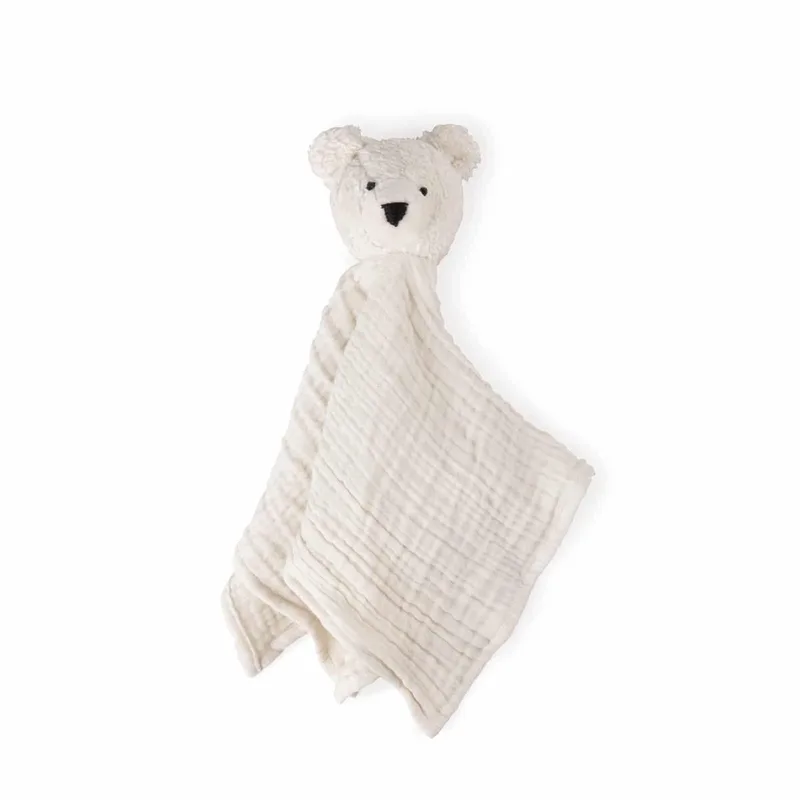 Knuffeldoek IJsbeer Comfort Blanket Beary the Polarbear van Sebra in Print – productfoto