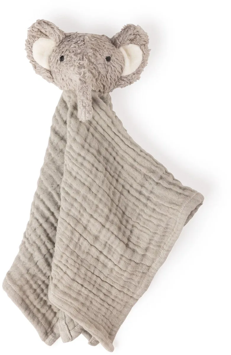 Knuffeldoek Olifant Comfort Blanket Finley the Elephant van Sebra in Print – productfoto