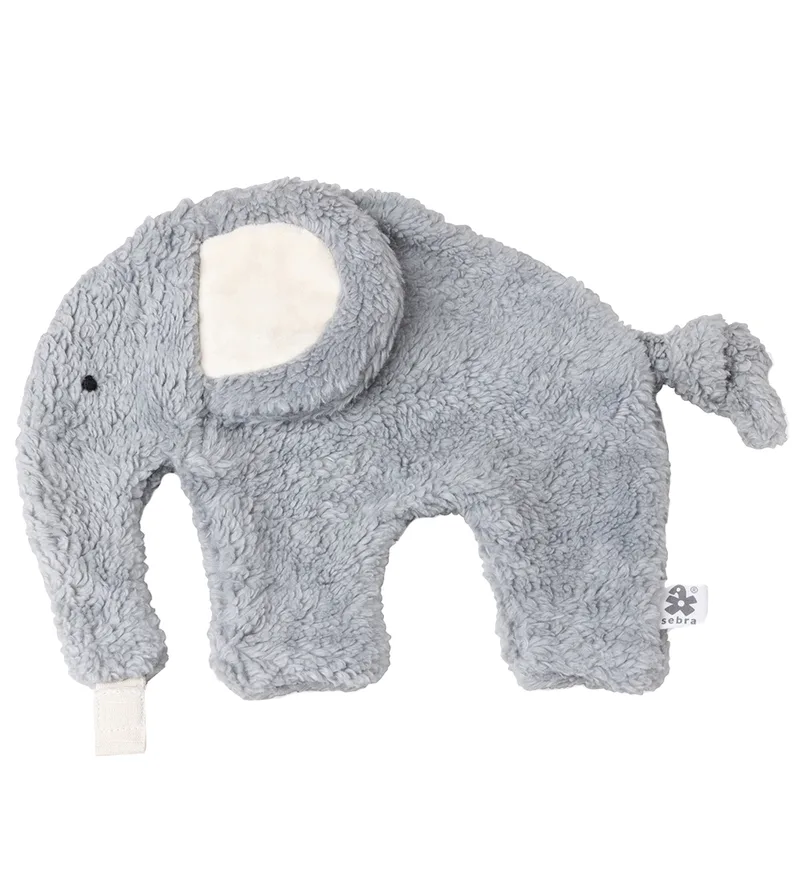 Knuffeldoekjes m. Fopspeenhouder - Dusty Blue fra Sebra – produktbillede