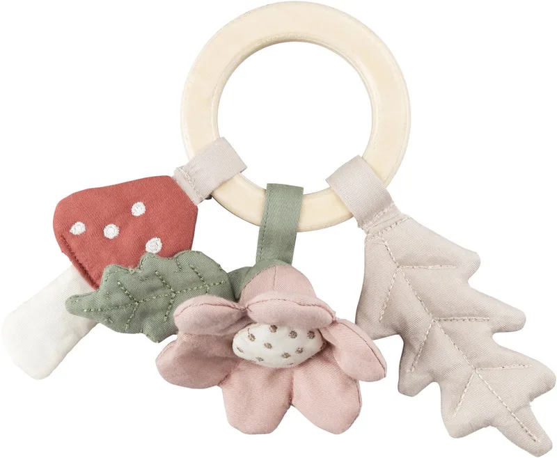 Leaf / Mushroom / Flower Rammelaar de Sebra en Multicolore – photo produit