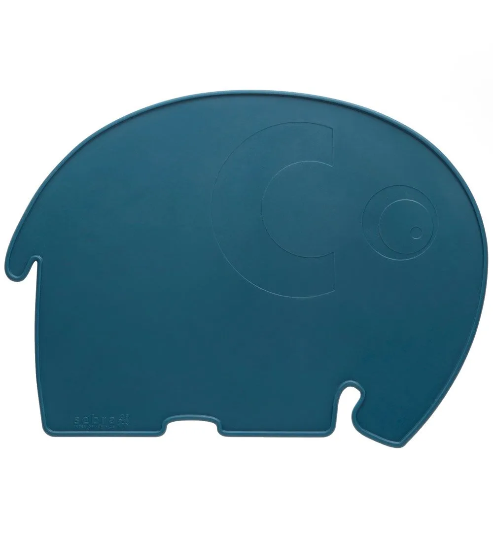 Placemat - Silicone - Fanto - Nordic Blue by Sebra – product photo