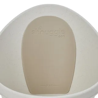 Babybad ECO – Ergonomisch Babybadje – Vanaf Geboorte tot 12 Maanden – Waterbesparend – Cookies & Cream van Shnuggle in ECO Cookies & Cream – productfoto 4 van 4