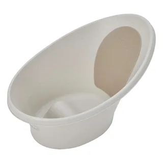 Babybad ECO – Ergonomisch Babybadje – Vanaf Geboorte tot 12 Maanden – Waterbesparend – Cookies & Cream van Shnuggle in ECO Cookies & Cream – productfoto 3 van 4