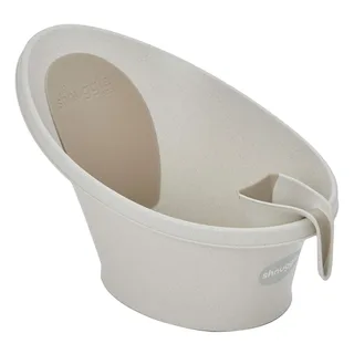 Babybad ECO – Ergonomisch Babybadje – Vanaf Geboorte tot 12 Maanden – Waterbesparend – Cookies & Cream van Shnuggle in ECO Cookies & Cream – productfoto 2 van 4