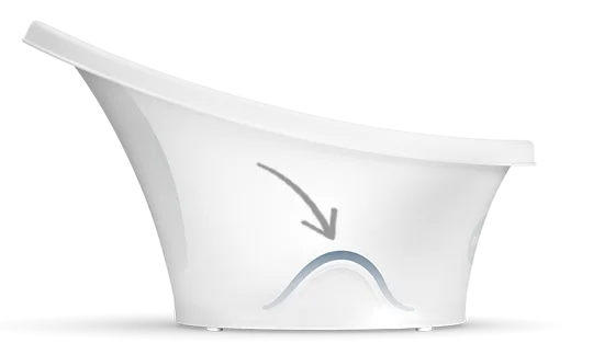 Newborn Babybadje van Shnuggle in Eucalyptus – productfoto 4 van 4