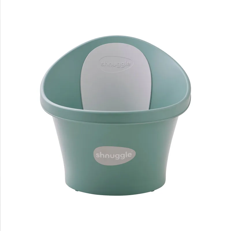 Newborn Babybadje van Shnuggle in Eucalyptus – productfoto 2 van 4