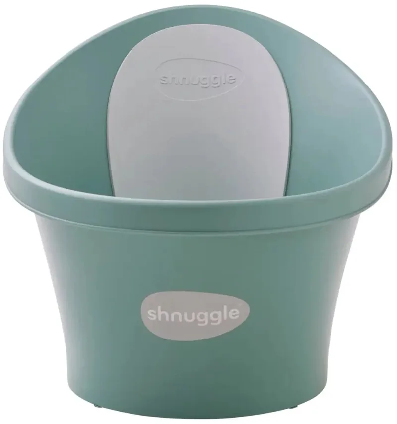 Newborn Babybadje van Shnuggle in Eucalyptus – productfoto 1 van 4