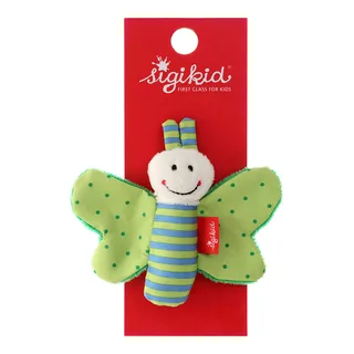 Greifling Schmetterling Red Stars Collection de sigikid en Vert, 9 × 12 × 2 mm – photo produit 3 sur 3