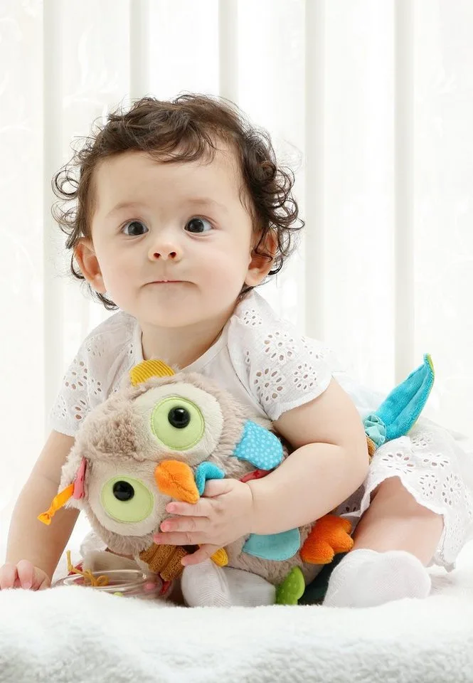 Greifspielzeug Spiel-Plüschtier PlayQ für Babys und Kleinkinder (1-tlg) van sigikid in Beige – productfoto 5 van 5