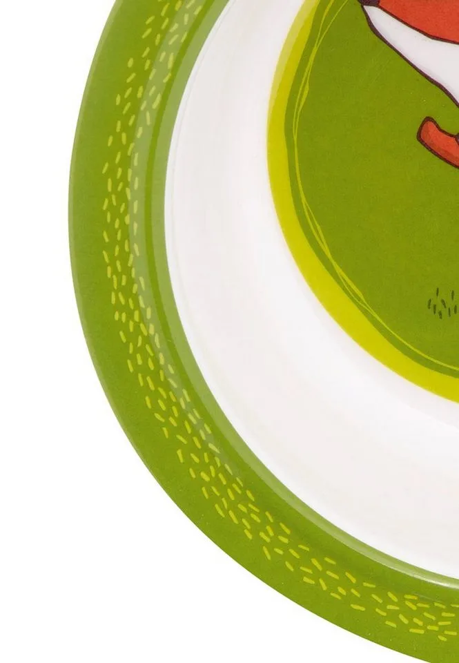 Kinderschüssel Schüssel Fuchs Forest Fox rPET, 100% rPET, Silikonring im Boden, (Schälchen, 1-tlg) från sigikid i Grön – produktbild 3 av 3