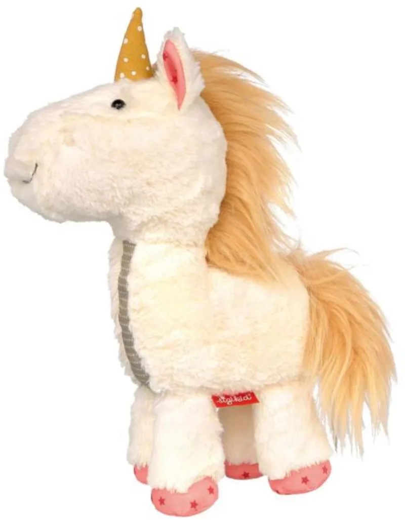 knuffel Eenhoorn 28 cm van sigikid in Geel – productfoto
