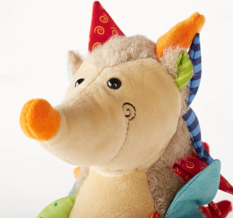 Knuffel Egel Patchwork Sweety 23 cm van sigikid in Beige – productfoto