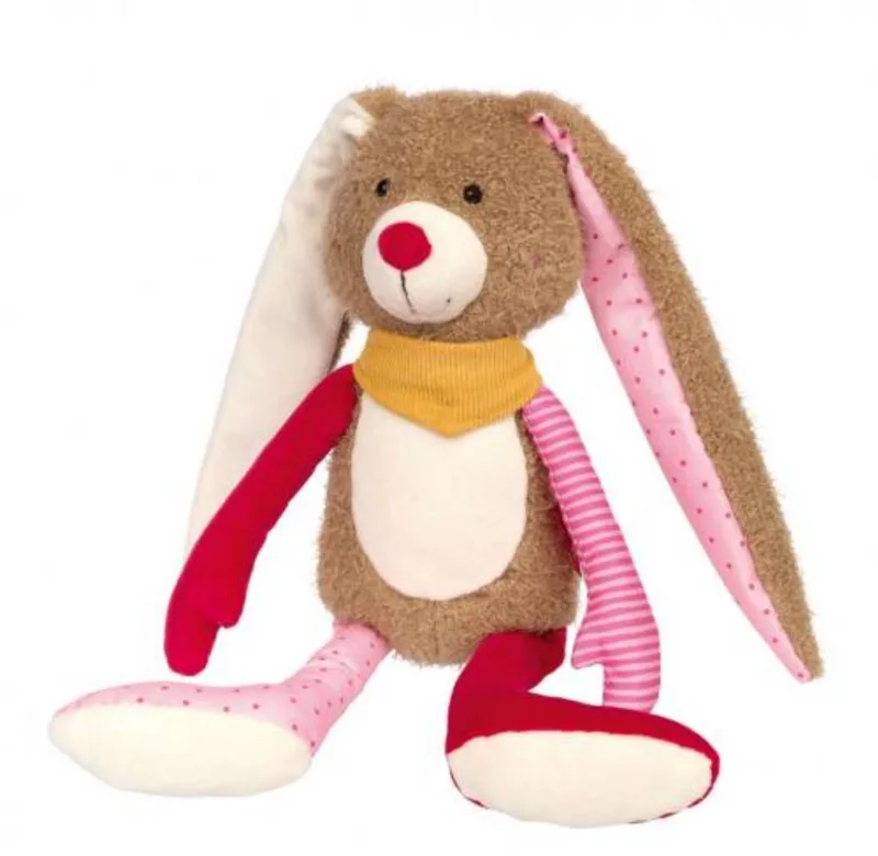 Knuffel Konijn 40 cm lang (Met oren omhoog 67 cm lang) van sigikid in Bruin – productfoto