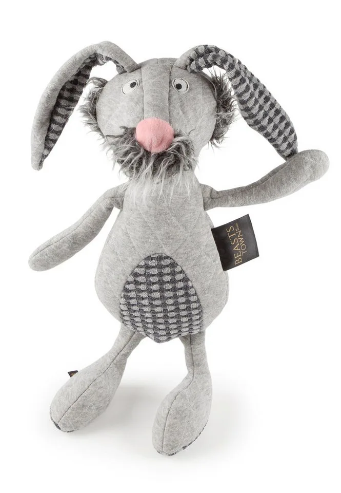 Kuscheltier Hase Otto Ohne Plan, BeastsTown (1-St) von sigikid in Grau – Produktfoto 1 von 5