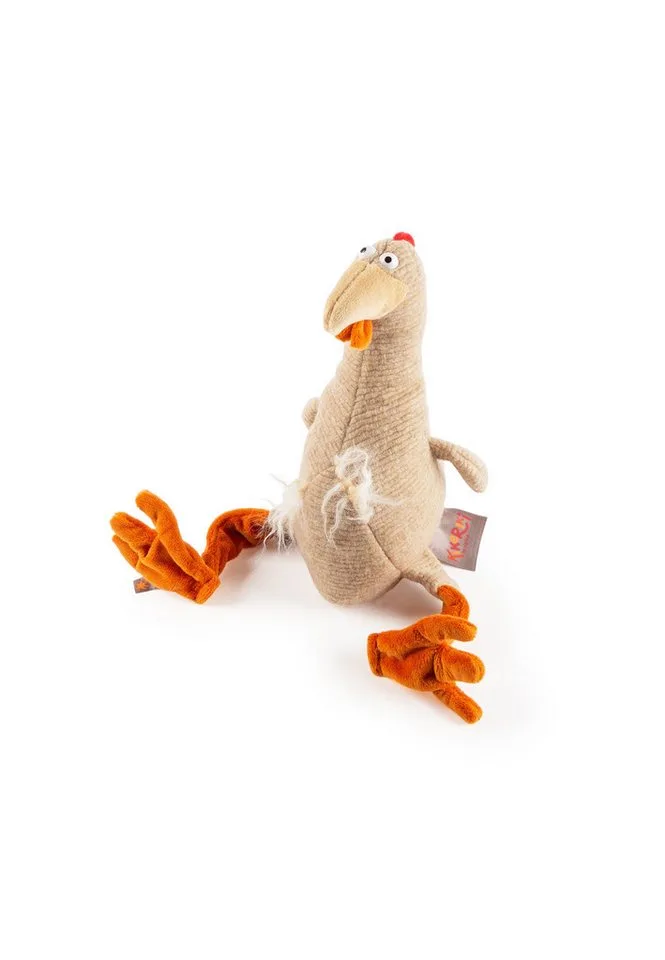 Kuscheltier Lost Chicken Kikeriki für Kinder und Erwachsene (1-St) van sigikid in Beige, Oranje – productfoto 1 van 5