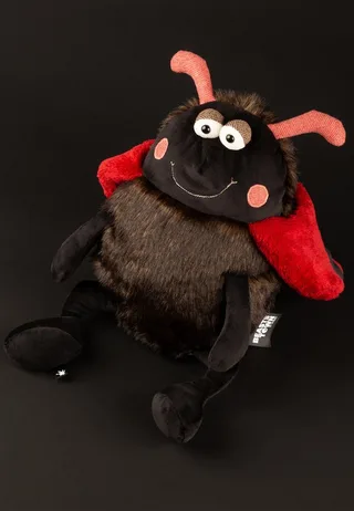 Kuscheltier Lucky Ladybug, Beasts Town (1-St) fra sigikid i Rød, Sort – produktbillede 5 af 5