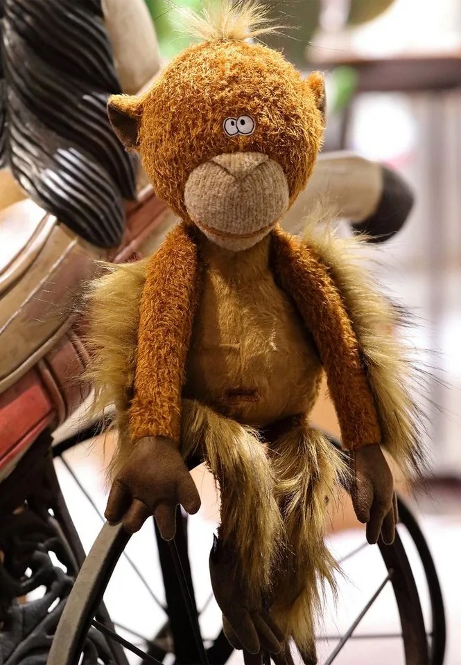 Kuscheltier Mon Key, BeastsTown für Erwachsene und Kinder (1-St) de sigikid en Marron – photo produit 5 sur 5